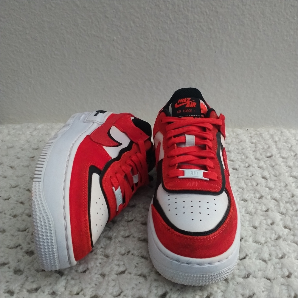 Nike Red and White Women's Sneakers